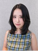 ナチュラルだけど洒落感◎顔まわりレイヤー
