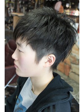 オーバーキャプテンネイキッド(OVER CAPTAIN NAKED) カッコ良くなれる中学生カット*2ブロショート