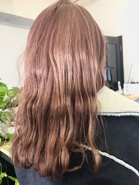 ヴェルダ 池袋店(verda) アプリコットピンクベージュ×デザインカラー