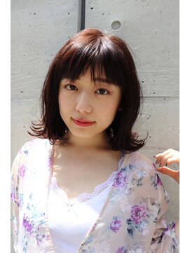 ヘアーサロン ニュアンス(HAIR SALON nuance) 大人かわいい モテ髪 切りっぱなし 外ハネ ロブ