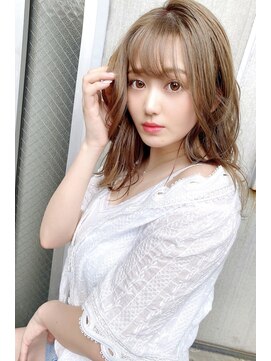 アルバ ヘアリゾート(ALBA) 【ALBA千葉将大】ホワイトベージュミディ【三鷹】