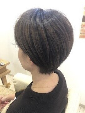 アドラーブル 長岡リバーサイド千秋店(adorable) 30代40代小顔ハンサムショート☆3Dカラーシークレットハイライト