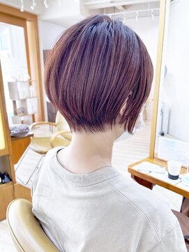 モリオ フロム ロンドン 成増店 【morio成増 芹澤】くびれショート ピンクブラウンカラー