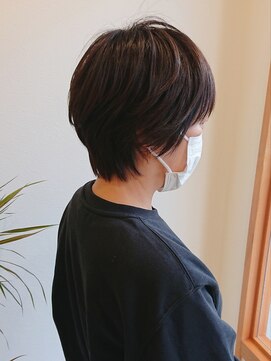 スーリール(sourire) パーマショートスタイル