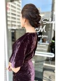 ヘアセット・ヘアアレンジ・結婚式・参列者・パーティー