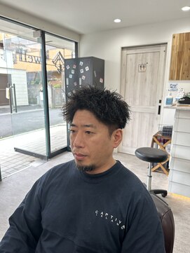 スウェル 船橋店(Swell) ハイライト/マッシュパーマ/束感/波巻き/メンズ1
