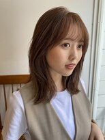 ガーランド (Garland)&nbsp;大人かわいい流れる顔まわりカット/小顔にみせるシースルー前髪