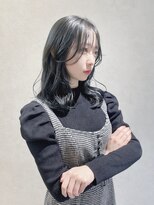 フレーム 博多店(FRAME)&nbsp;ブリーチ無しオリーブグレージュ顔周りレイヤー【福岡/博多】