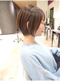 【御徒町】ひし形/丸みショートボブ/20代30代40代