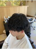 波巻きパーマ