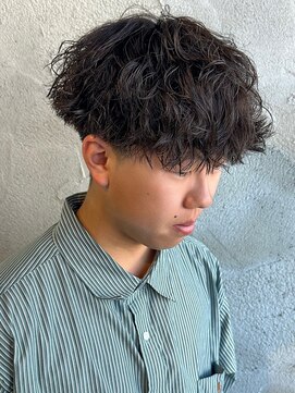 ニアウ 高崎店(Niau) ツイストスパイラルパーマメンズパーマメンズマッシュ群馬高崎