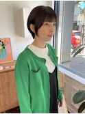 小顔補正立体カット×ナチュラル丸みボブ 10代20代30代40代50代