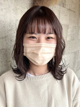 ミルヘアデザイン(mil hair design) ミルクティーベージュダブルカラーグレージュカラーハイライト