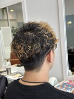 ヘアーリビングリコ 新潟笹口店(hair living Liko)&nbsp;パーマでメッシュ風
