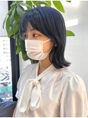 ダブルカラーブルーベージュカラーケアブリーチハイトーンカラー