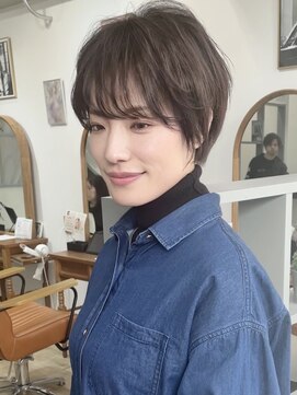 アイル(I'll) 鈴木保奈美さん風ショートマッシュショート◎30代40代50代60代