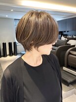 バンプ ギンザ(BUMP GINZA)&nbsp;30代40代50代絶壁解消ひし形白髪ぼかし大人ショートボブ【NAYU】