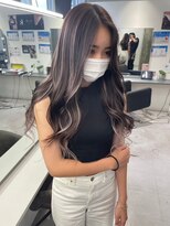 キング(K!ng)&nbsp;縮毛矯正髪質改善ハイライトレイヤーカット枚方美容室エクステ