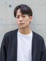 シティ(CITY) 小久保styleフェザーパーマフェザーショートグレーエンドカラー