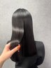 【酸性ストレート】酸性ストレート+カット+プレトリートメント ￥16000
