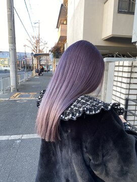 フラネ(Flaner) ケアブリーチ　ラベンダーカラー　篠原恵里奈