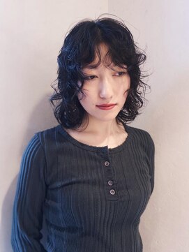 ボコカ(bococa) 【macana指名】ボブパーマレイヤーウルフゆるふわ