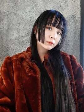 ブロック ジャポン(bloc japon) 前髪あり ストレートロング 姫カット ステップカット/鳥山