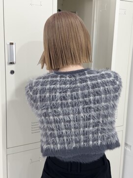 シーン(scene) ミルクティーベージュ×ボブ