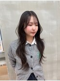 レイヤーカット/ハッシュカット/小顔に見せたい/オリーブグレー