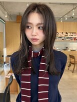 ケイトテイラー(KATETAYLOR)&nbsp;透明感ミルクティーベージュロングレイヤーカットグレージュ