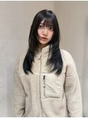相性抜群◎オリーブグレージュにたっぷりレイヤー♪