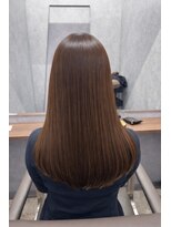 ネウィ 宮崎店(newi)&nbsp;艶ブラウン美髪ストレートロング