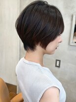 アフロート トウキョウ(AFLOAT TOKYO)&nbsp;前下がりひし形ショートボブ30代40代50代くびれヘア丸顔面長銀座