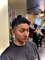 アパッシュ 東光店(Apache) マレットスタイル×テーパーフェード
