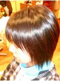 KIRARA毛先だけシャギーボブスタイル