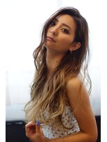 オースト ヘアー ステラ 新宿店(Aust hair Stella)&nbsp;外国人風ハイライトグラデーション【KIZASHI】