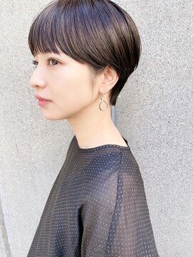 ディッセンバー 渋谷(December) 【December】黒髪ボブ マニッシュショート アッシュブラウン♪