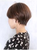 タイトショート_オリーブカラーハイライトカラー_ba242361