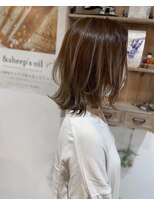 アヴァンス なかもず店(AVANCE.)&nbsp;ハイライト×ロブ×シアンベージュ×俺のボブ