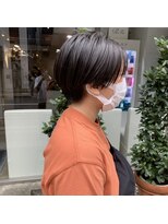 ヘアーアンドメイク シーク 八王子(HAIR&MAKE SeeK) 暗くても透明感カラー 地毛風カラー ショートヘア