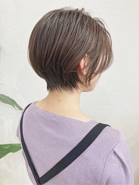 アリウス(ALIUS by posh) 【ALIUS 池袋 小川】丸みのあるショート×おさまる襟足