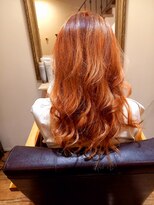 ヘアリゾートユア 新大久保店(hair resort YuA)&nbsp;オレンジカラー