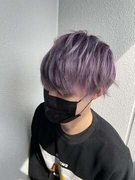ボアップ 京橋店(boappu) ラベンダーカラー、メンズハイトーン