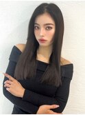 *艶髪ストレート/レイヤースタイル/海外ヘア大阪