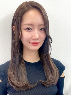 ウィズ 美容室 千葉店(Wiz) 韓国風センターパートロング20代30代40代50代