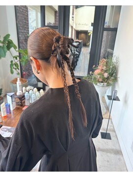 サロンドゥユウ(salon de yu) salon de yu/ 松原加奈#kana_arrange 結婚式　卒業式