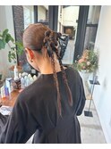salon de yu/ 松原加奈#kana_arrange 結婚式 卒業式
