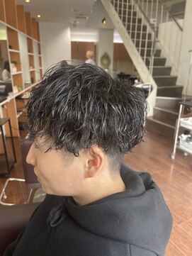 スリーク 吹田店(Sleek) メンズパーマは波巻きパーマ／マッシュ／黒髪が◎
