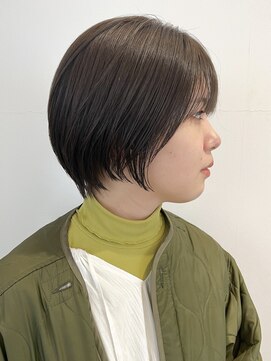 ガーランドギンザ(Garland Ginza) 大人可愛いショートボブアッシュオリーブ２０代３０代４０代銀座