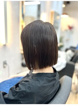 アグ ヘアー ミロ 本厚木店(Agu hair milo) 縮毛してても大丈夫◎ 収まる丸みボブ 本厚木